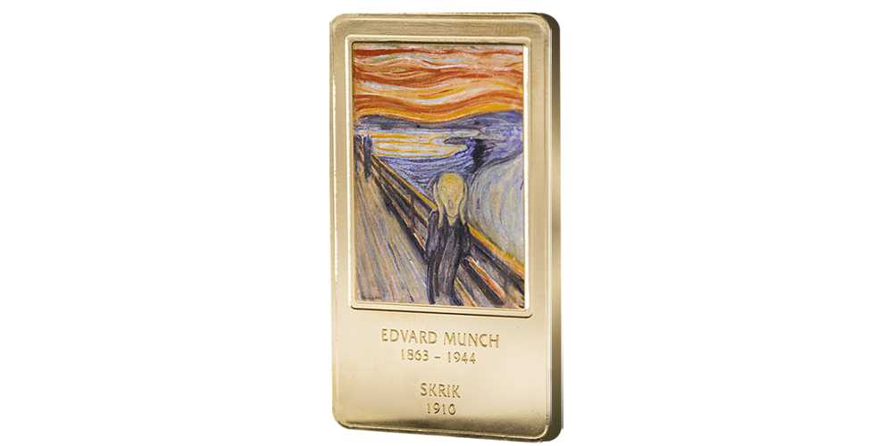 Edvard Munchs Skrik på kunstbarre
