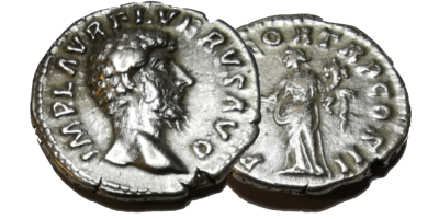 Lucius Verus Denarius 161-169 e.Kr. 