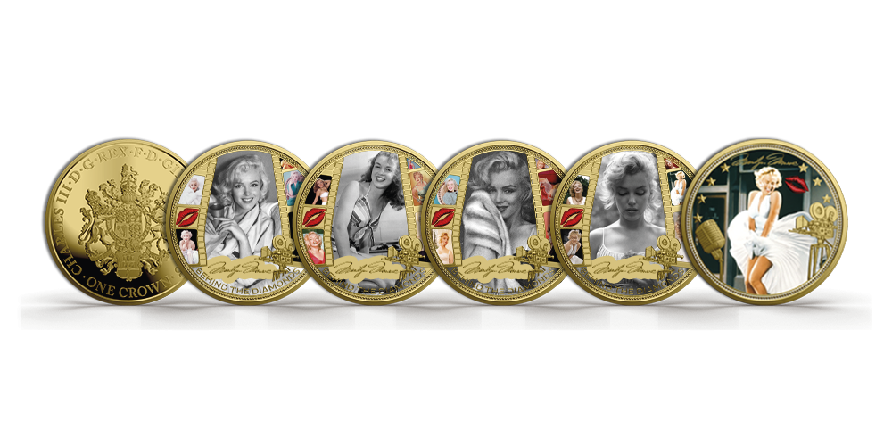 Den offisielle Marilyn Monroe «Behind the Diamonds – The Icon»-mynt