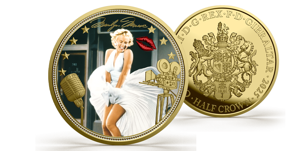 Den offisielle Marilyn Monroe «Behind the Diamonds – The Icon»-mynt
