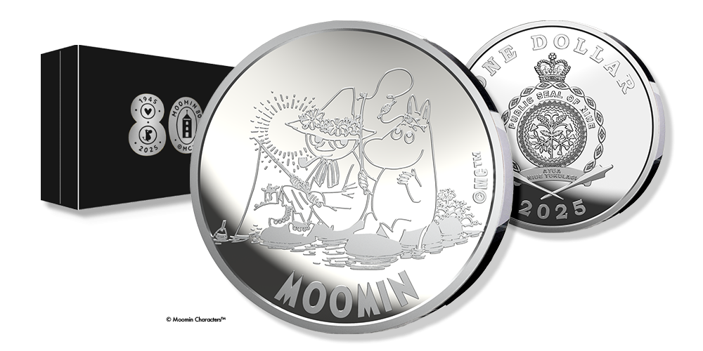 Mummitrollet sølvmynt