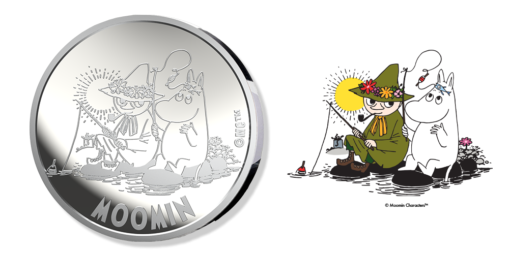 Mummitrollet sølvmynt