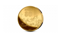 Mummi 80 år medalje forside