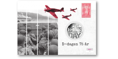 Myntbrev D-dagen 75 år (Utgitt 2019)