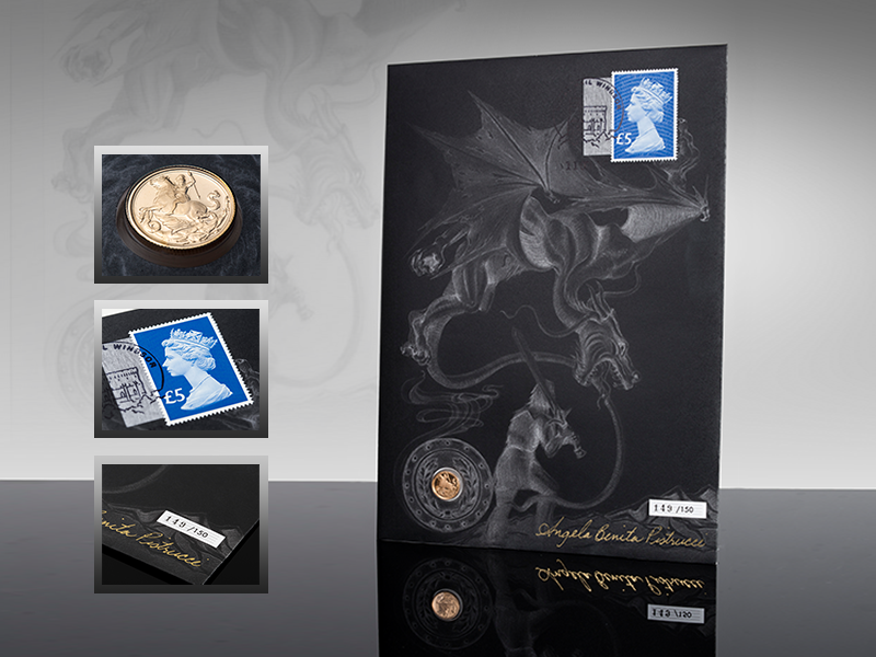 Myntbrev Myntikonet Sovereign 200 år Myntbrev Myntikonet Sovereign 200 år