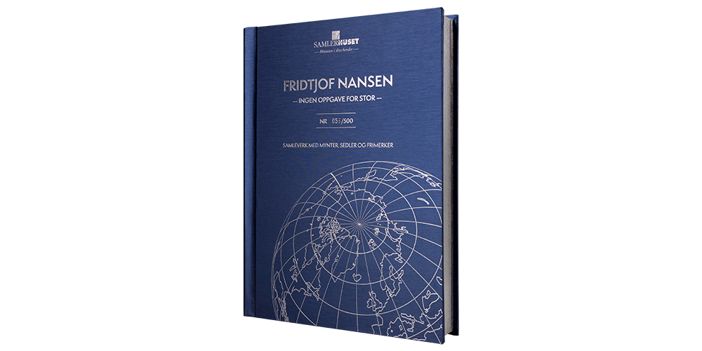 Nansen-bok med hele 26 samleobjekter