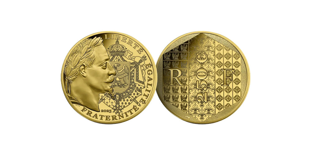 Gullmyntsett hedrer Napoleon III