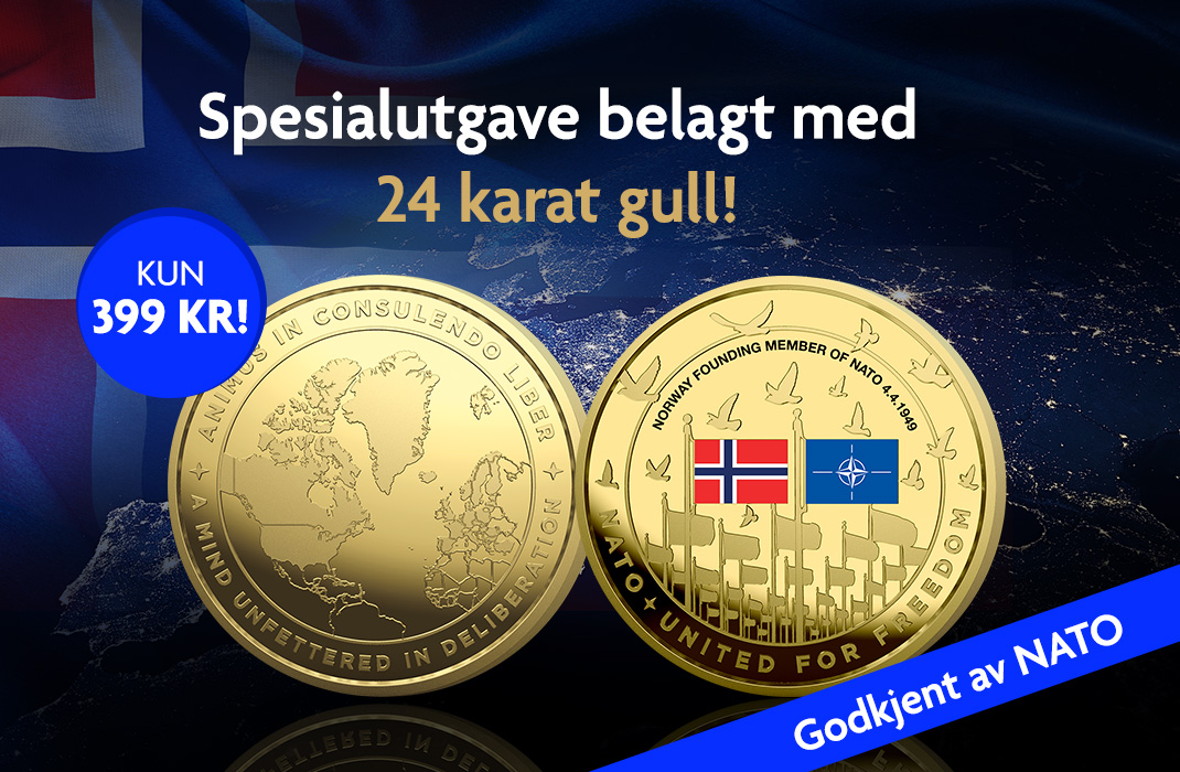 Spesialutgave belagt med 24 karat gull - godkjent av NATO