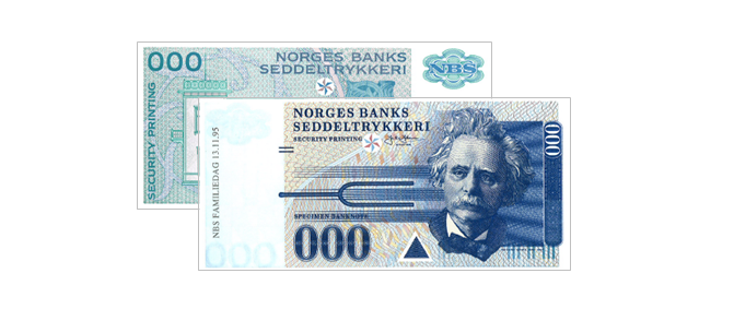 Edvard Grieg Seddel Edvard Grieg Seddel