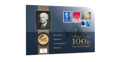 Gullminnebrev markerer 100-årsjubileet for Fridtjof Nansens fredspris 