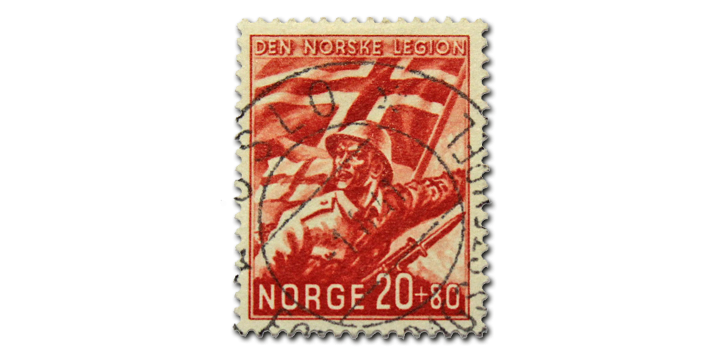 NK259 Den norske legion stemplet