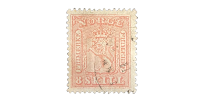 NK 9 - 8 skilling blekrosa våpenutgave II