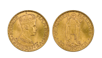 20 kroner 1910 utgitt under Haakon VII