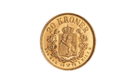  Oscar II 20 kroner gull 1878 revers