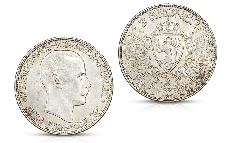 Norges aller siste 2-krone i sølv: