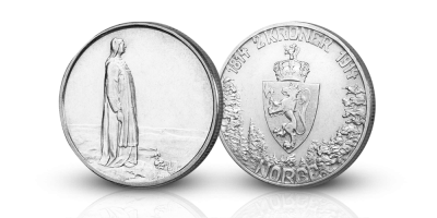 Mor Norge - Norske 2-kroner i sølv 