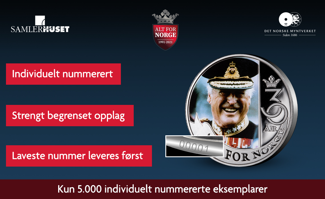Nummerert utgave Folkekongemedaljen