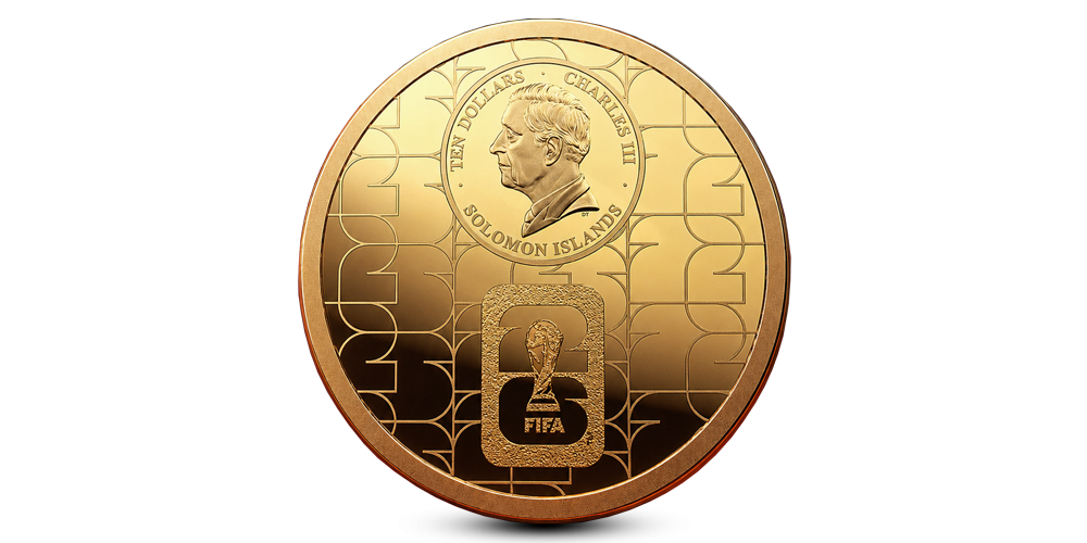 Offisiell FIFA World Cup 2026&trade; gullmynt