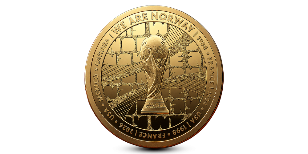 Offisiell FIFA World Cup 2026&trade; gullmynt