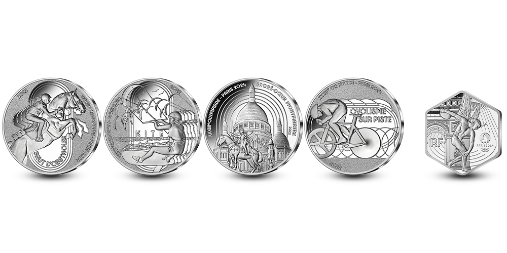 Offisielle OL sølvmynter utgitt til sommer-OL