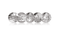 Myntene er offisielle og preget av det anerkjente myntverket Monnaie de Paris