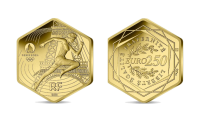 Sekskantet 250 euro utgitt til OL i Paris 2024