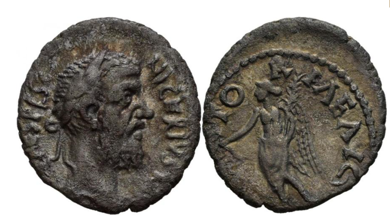   Svært sjelden mynt fra keiser Pescennius Niger