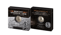 Planeten Merkur 3D sølvmynt