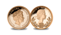 Half Sovereign utgitt til Queen Elizabeth platinumjubileum 