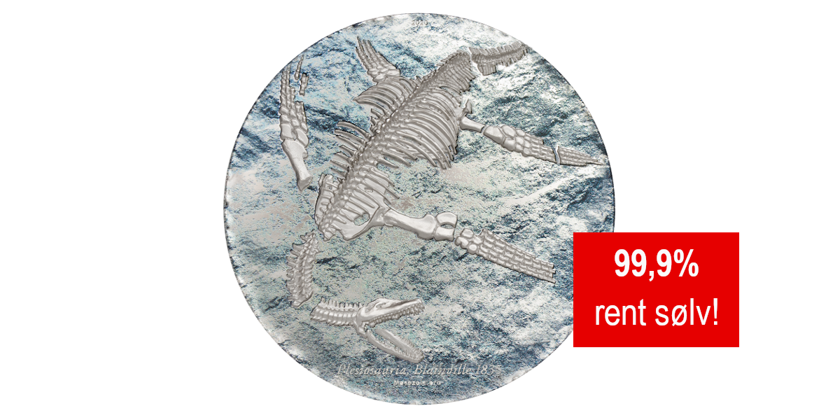 Plesiosauria rent sølv Plesiosauria rent sølv