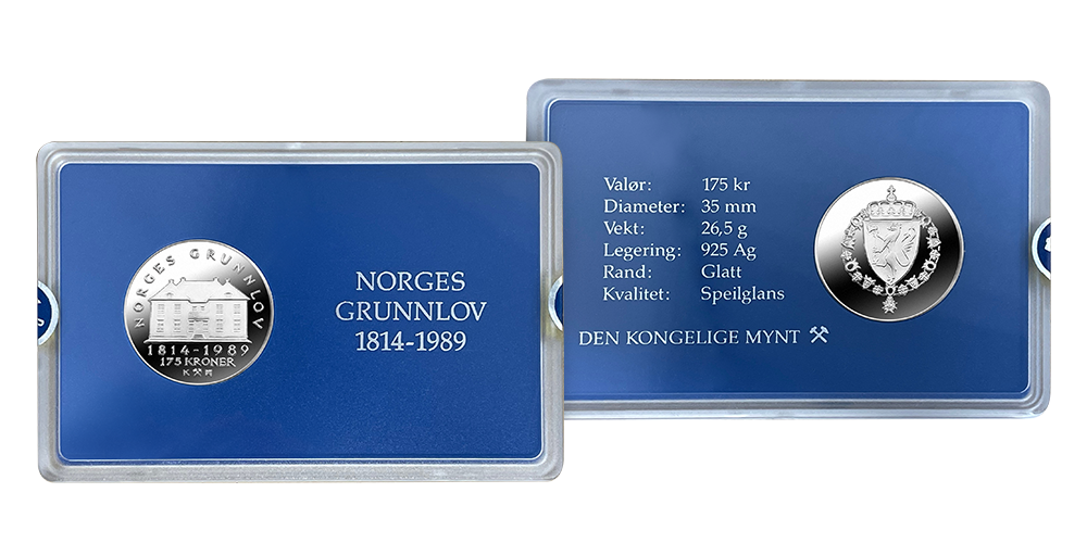 Norges første "proof-"sett, fra 1989!