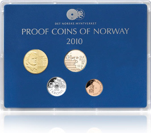 Proofsett 2010 fra Det Norske Myntverket