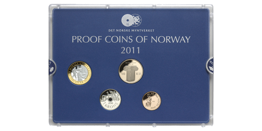 Proofsett 2011 - utgitt av Det Norske Myntverket
