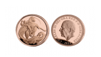 Bilder av begge sider av mynten