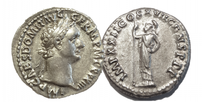 Rome denarius Domitian 81-96 e.Kr