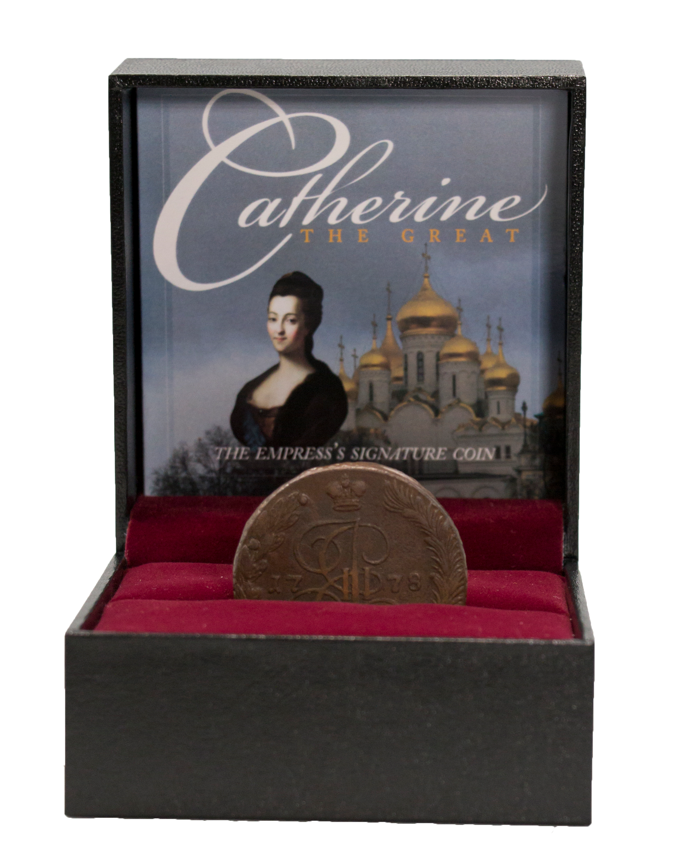 Russland Katarina II 5 kopek 1763-96 bronse Russland Katarina II 5 kopek 1763-96 bronse