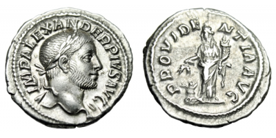 Severus Alexander denarius 222-235 e.Kr 