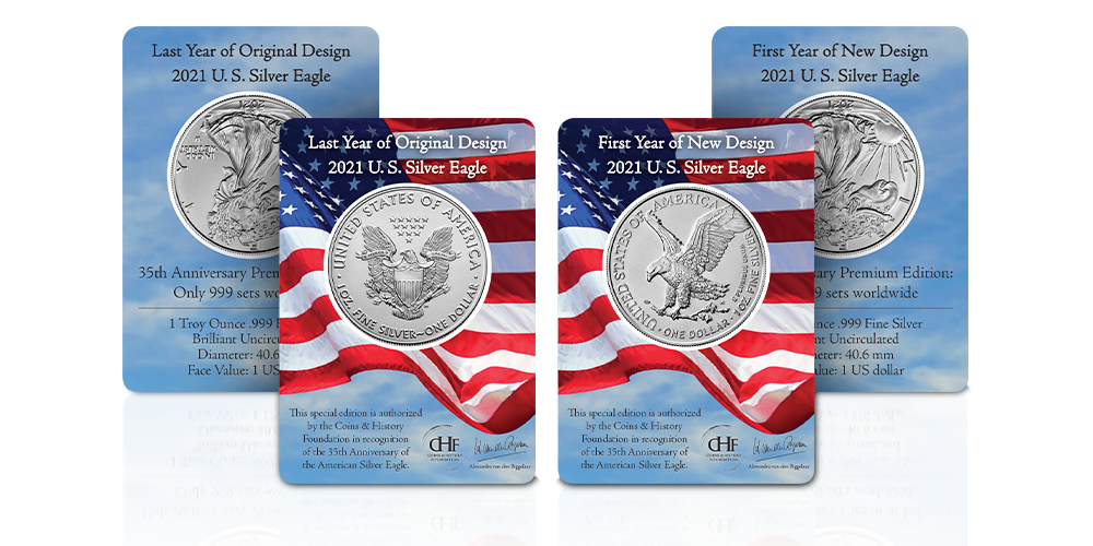 Ettertraktet Silver Eagle-sett