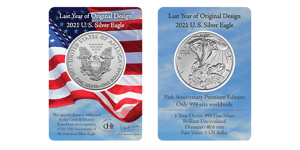 Ettertraktet Silver Eagle-sett