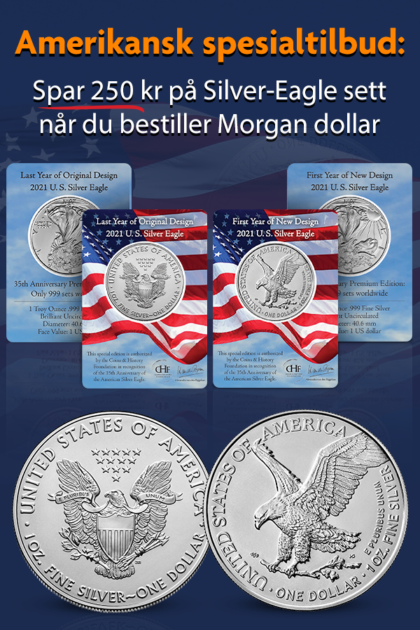 Silver eagle sett