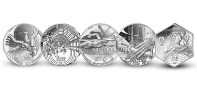 Eksklusiv førsteutgave: Offisielle sølvmynter til OL i Paris 2024!