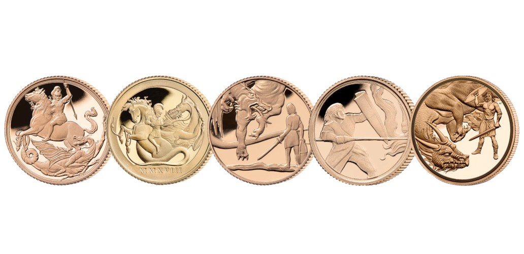 Quarter Sovereign komplettsett 2017-2021 Quarter Sovereign komplettsett 2017-2021