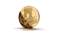  Offisiell medalje belagt med Fairmined gull
