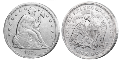 Seated Liberty Dollar 1840-1873