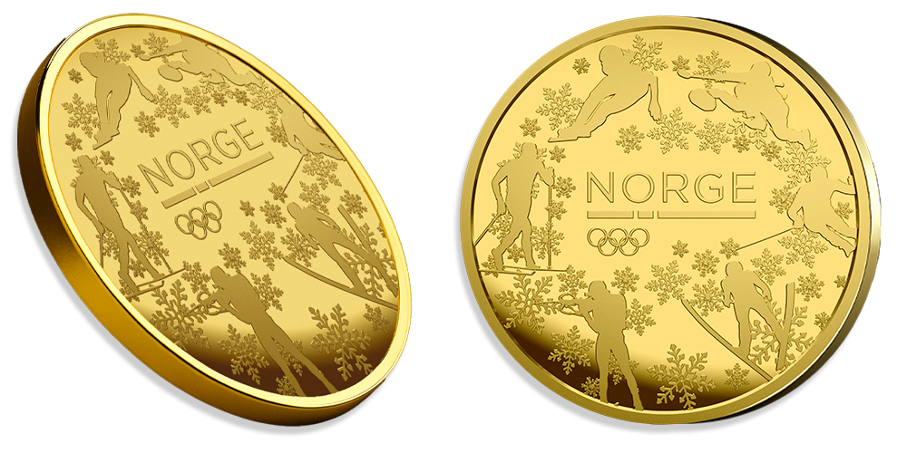 Gullbelagt minnemedalje