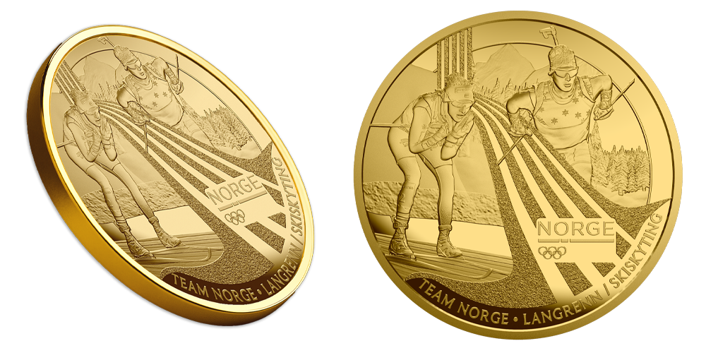 Gullbelagt minnemynt