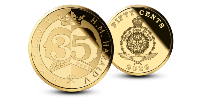 Verdens minste gullmynter - Tronskiftet