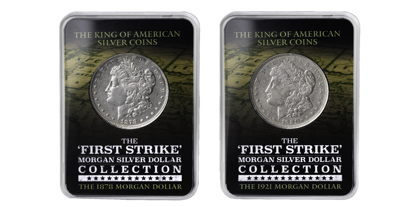 Første- og siste-utgave av Morgan-dollar!