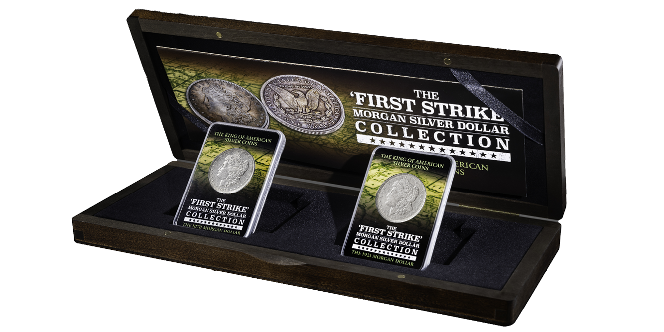 Første- og siste-utgave av Morgan-dollar!