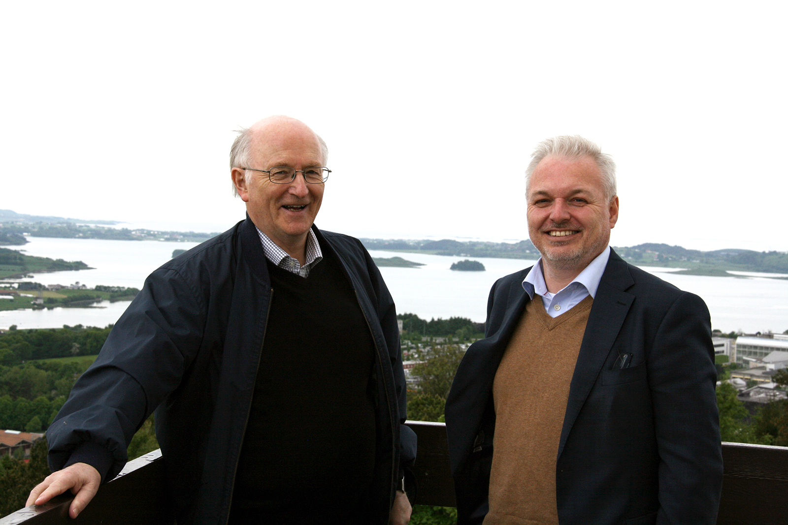 Professor Torgrim Titlestad og Ole Bjørn Fausa